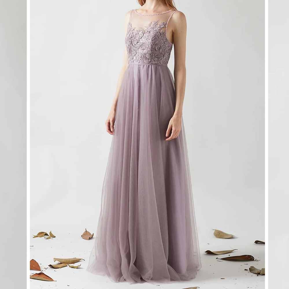 Dusty Mauve Sweetheart Bridesmaid Dress